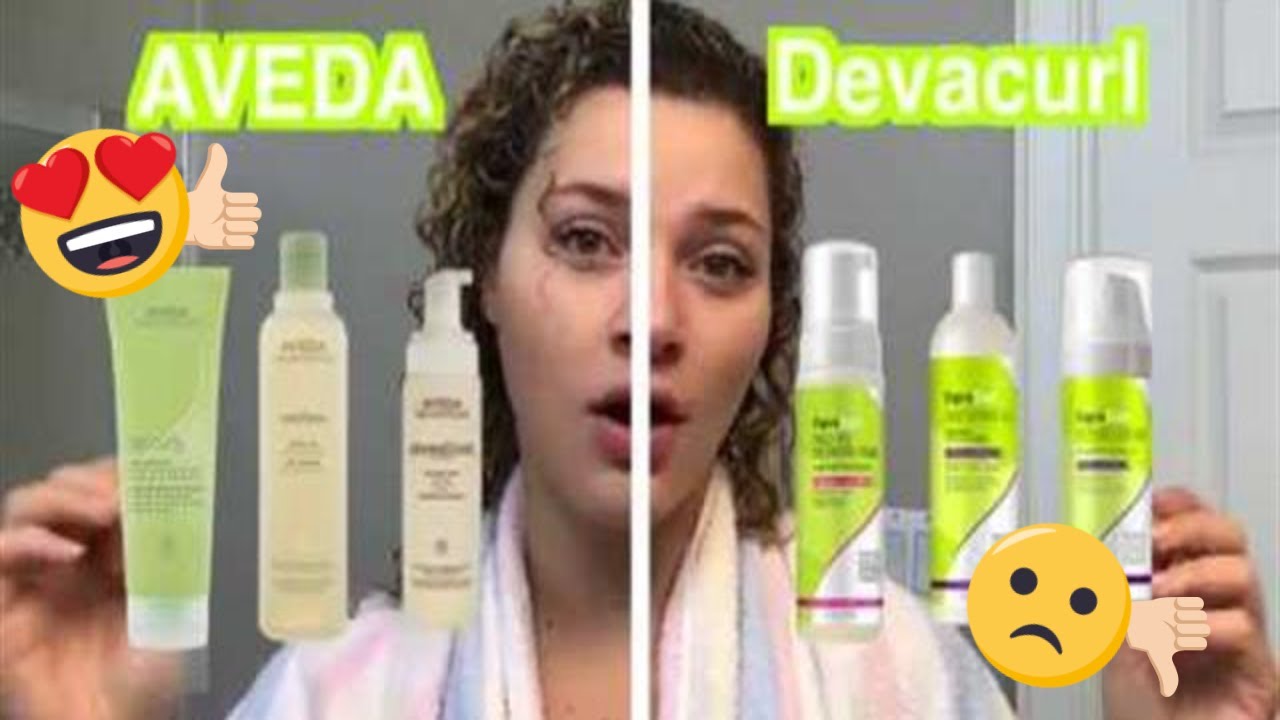 AVEDA BE CURLY VS DEVACURL | CURLY HAIR PRODUCT BATTLE
