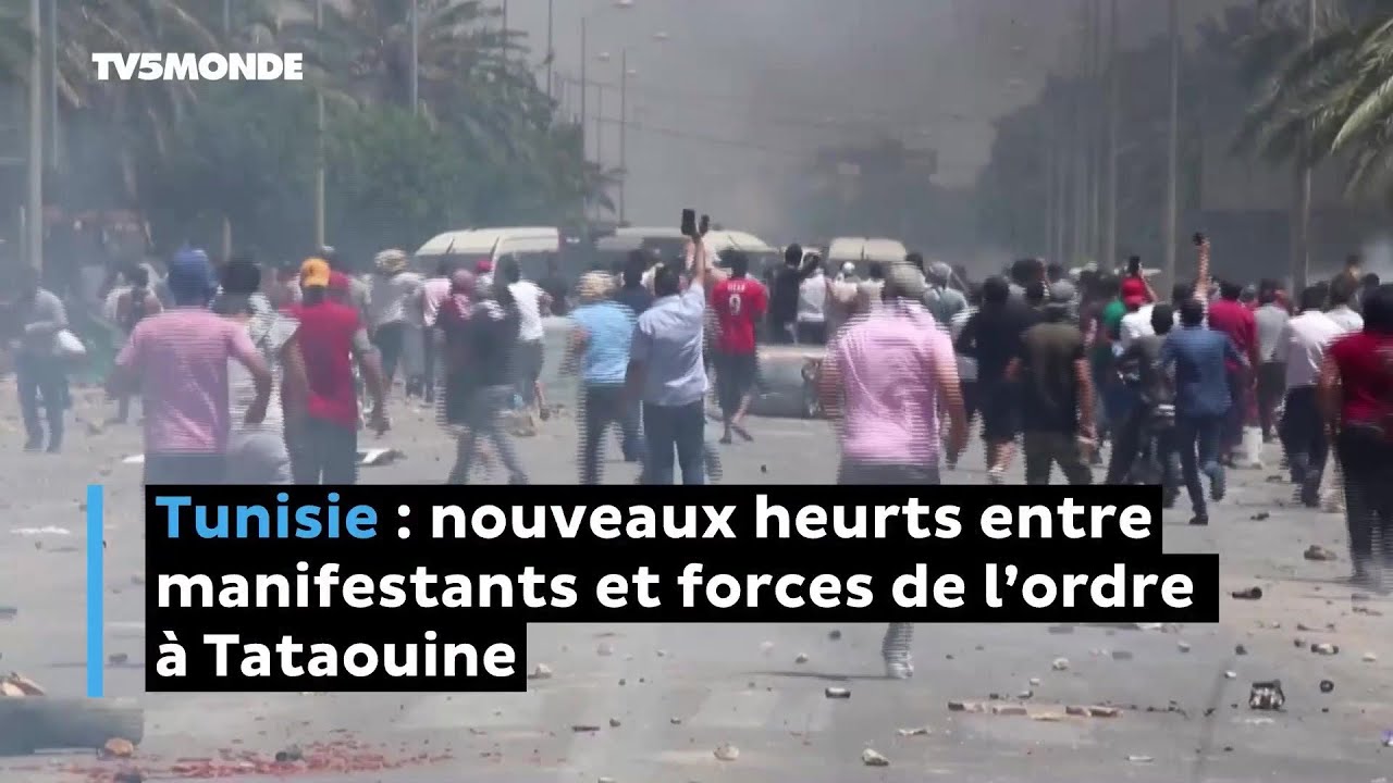 Tunisie : nouveaux heurts entre manifestants et forces de l’ordre à Tataouine