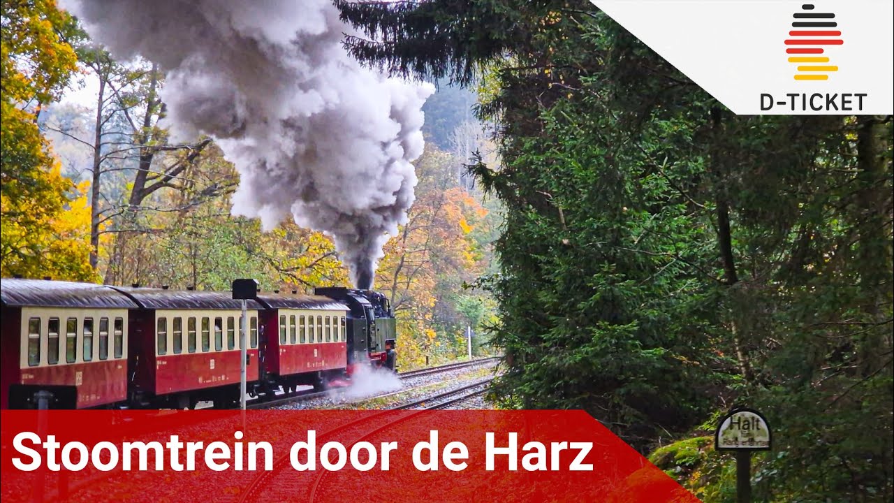 Met de STOOMTREIN door de HARZ met het DTICKET #BartVlog