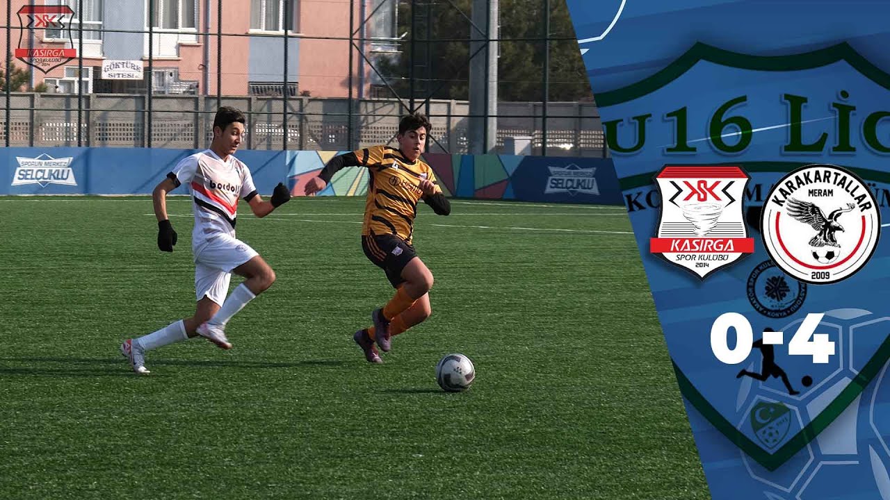 Kasırgaspor - Meram Kara Kartallar (0-4) | Konya Amatör U16 Ligi Play Off Maçı