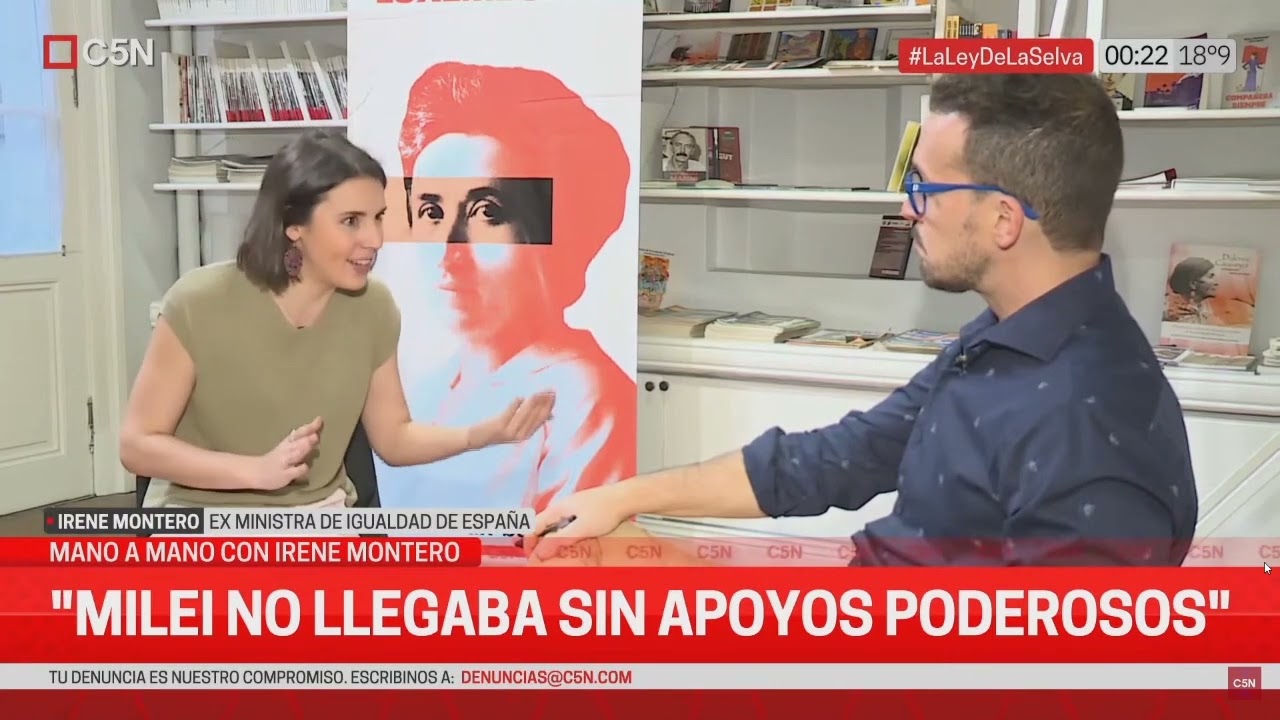 Irene Montero y Ale Bercovich conversaron en nuestra casa para el programa 
