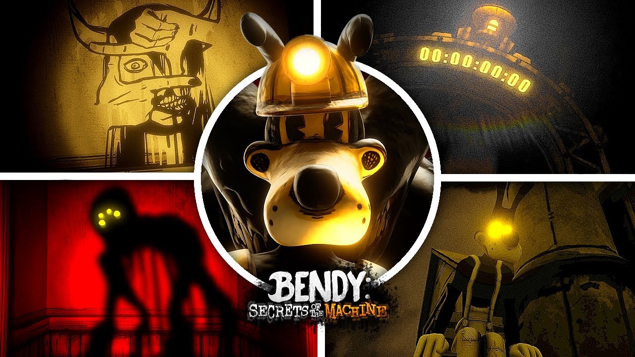 Bendy: Secrets of the Machine - New Lone Wolf UPDATE & ALL Secrets (Bright Mode Showcase)