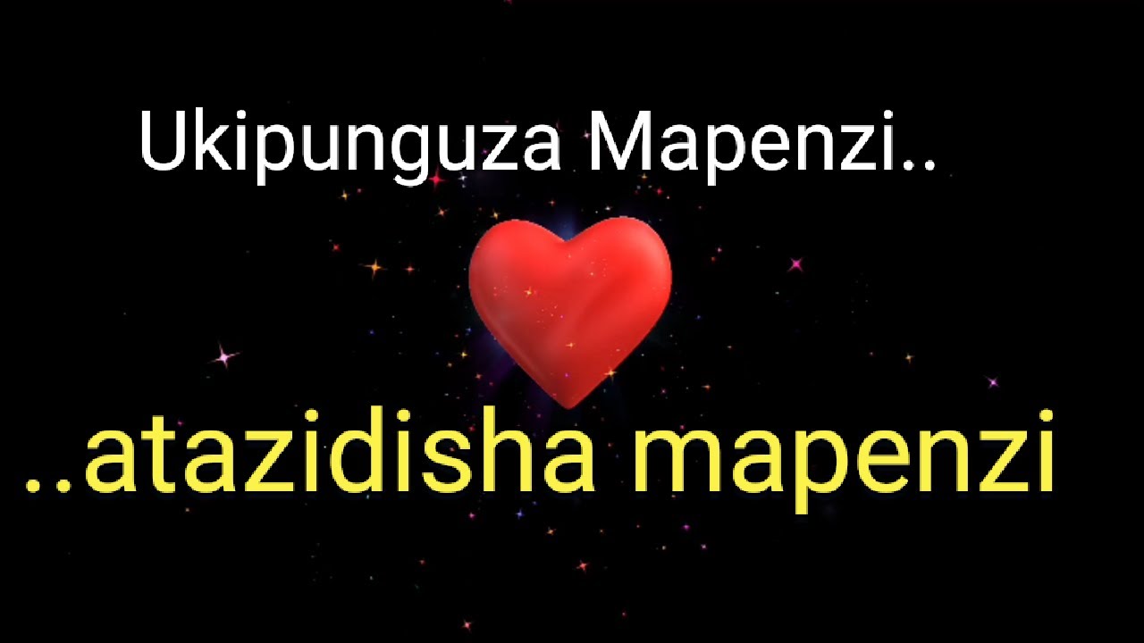 Punguza mapenzi ili azidishe mapenzi. Adhabu hizi  zitambadilisha mpenzi wako awe bora zaidi.