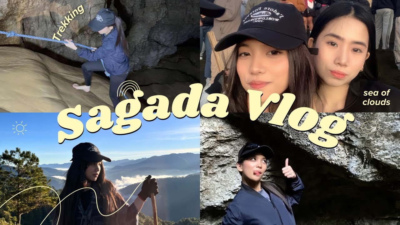 Vlog 5 • Sagada Vlog! • Marlboro Hills, Sumaguing Cave, Hanging Coffins, Blue Soil and etc.⛰️🏞️