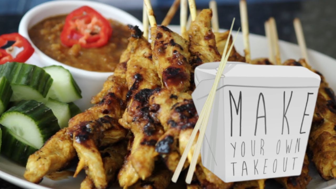HOME-MADE CHICKEN SATAY - MAKE YOUR OWN TAKE-OUT
