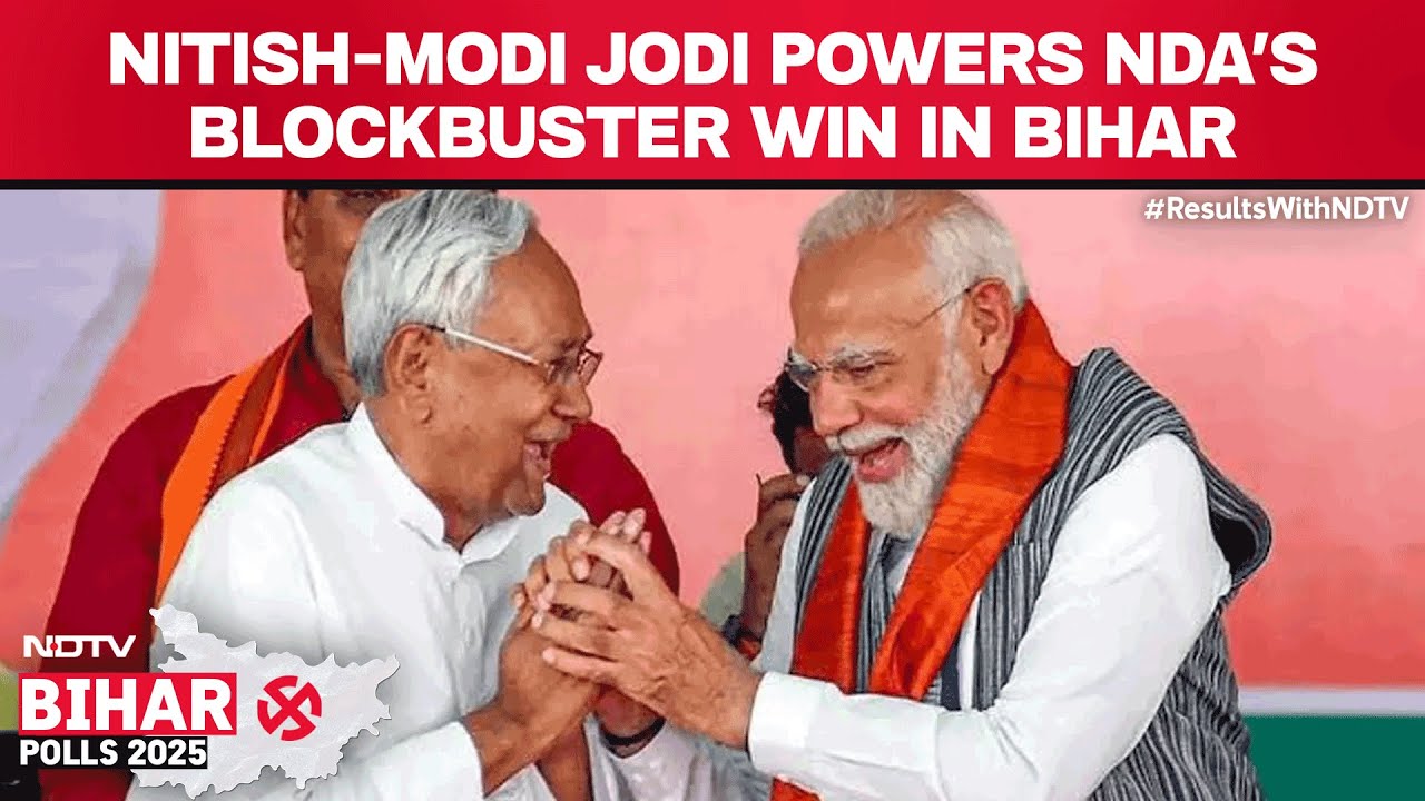 Bihar Election Result | The Tsunimo Wave : Nitish-Modi Jodi Powers NDA's Blockbuster Win In Bihar