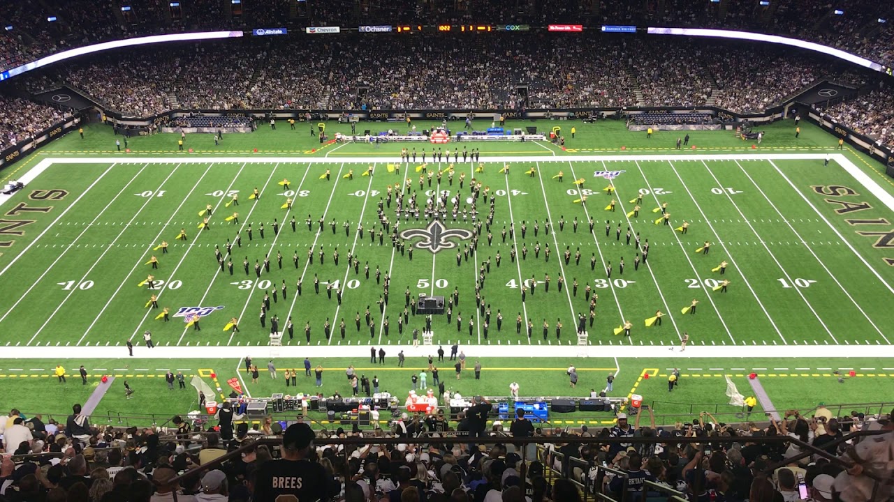 St. Amant High Band at New Orleans Saints Game