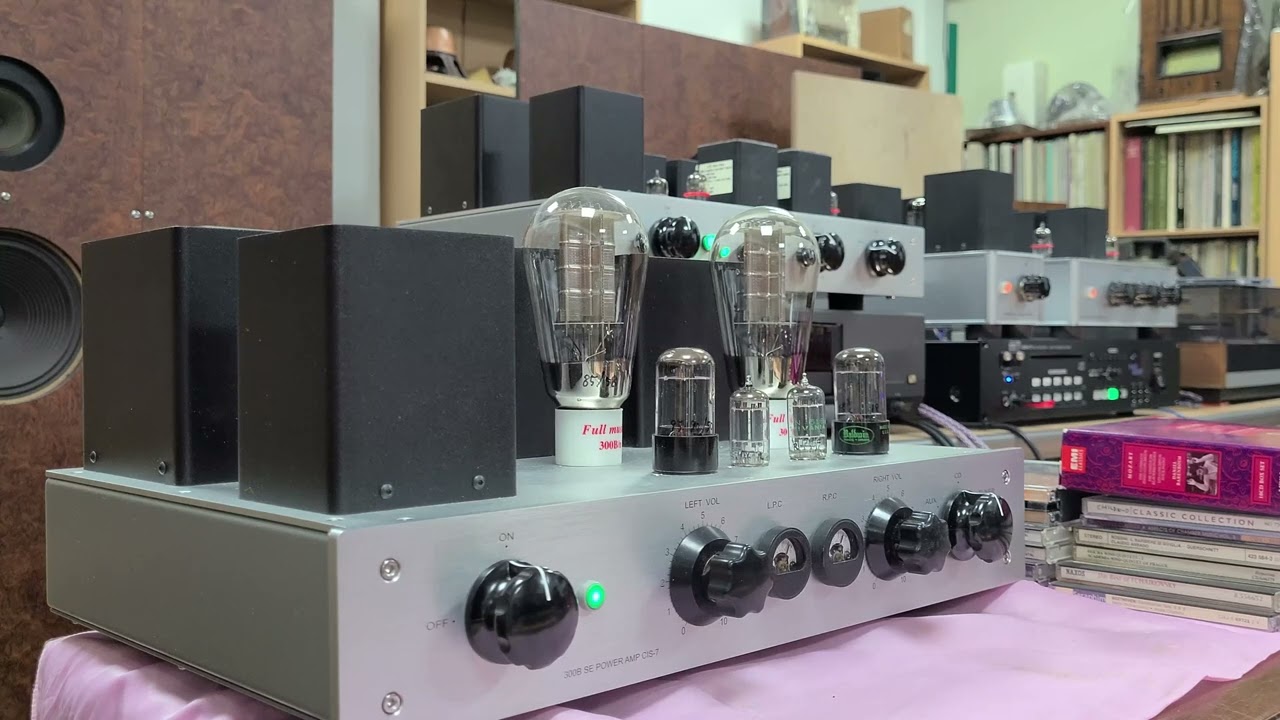 [4K SOUND TEST] 300B SINGLE AMP DIY 4K 60p