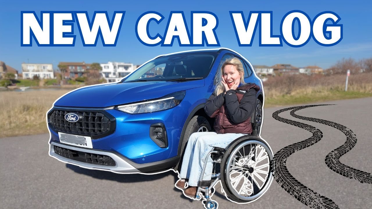 🚗 NEW CAR VLOG: Test Driving and Touring My New Ford Kuga Hybrid | How I drive as a paraplegic