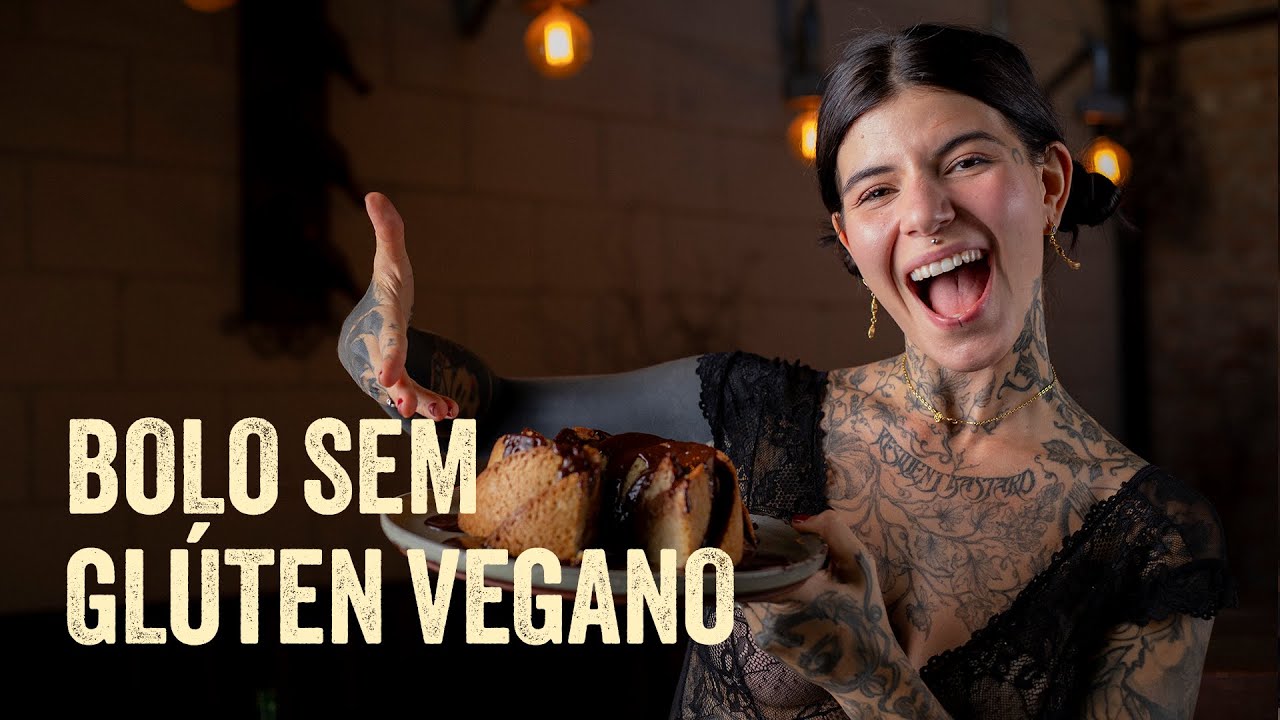 Bolo sem glúten vegano 🌱👽