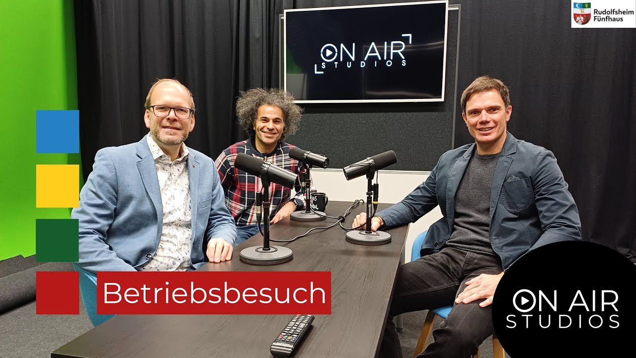 Betriebsbesuch: On Air Studios  - Film, Live-Übertragung, Podcast uvm.