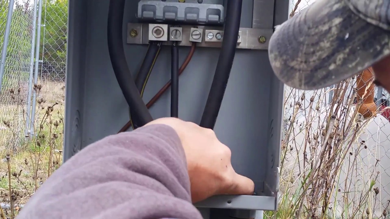 How to add an outlet to a power pedestal