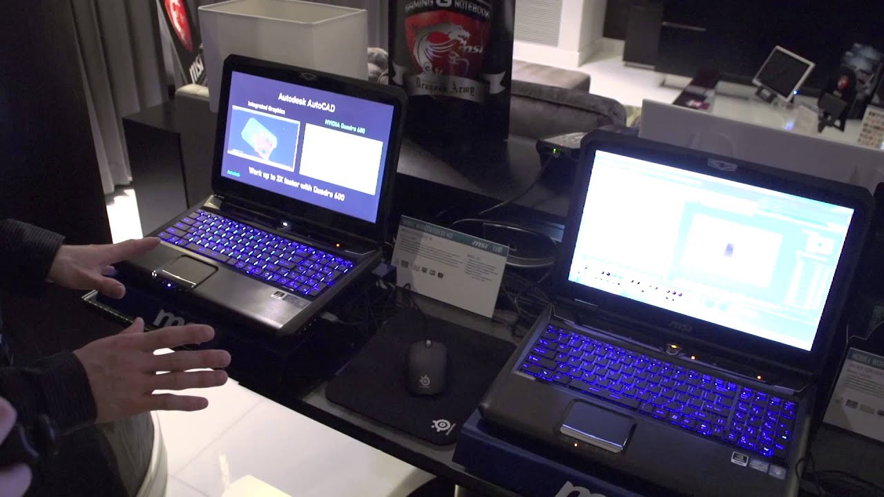MSI Systems Suite Ultrabook & Gaming Notebook Display - Linus Tech Tips CES 2013