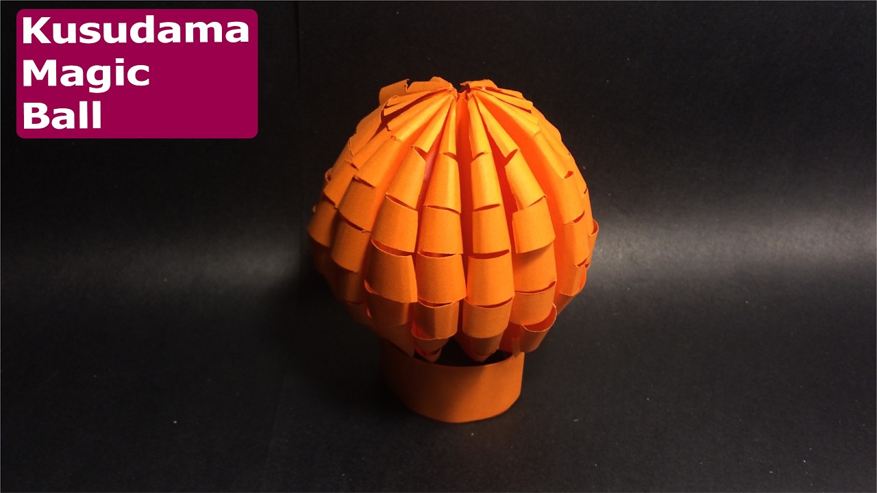 Origami Kusudama Magic 💮 Easy Modular Paper Ball Tutorial for Beginners