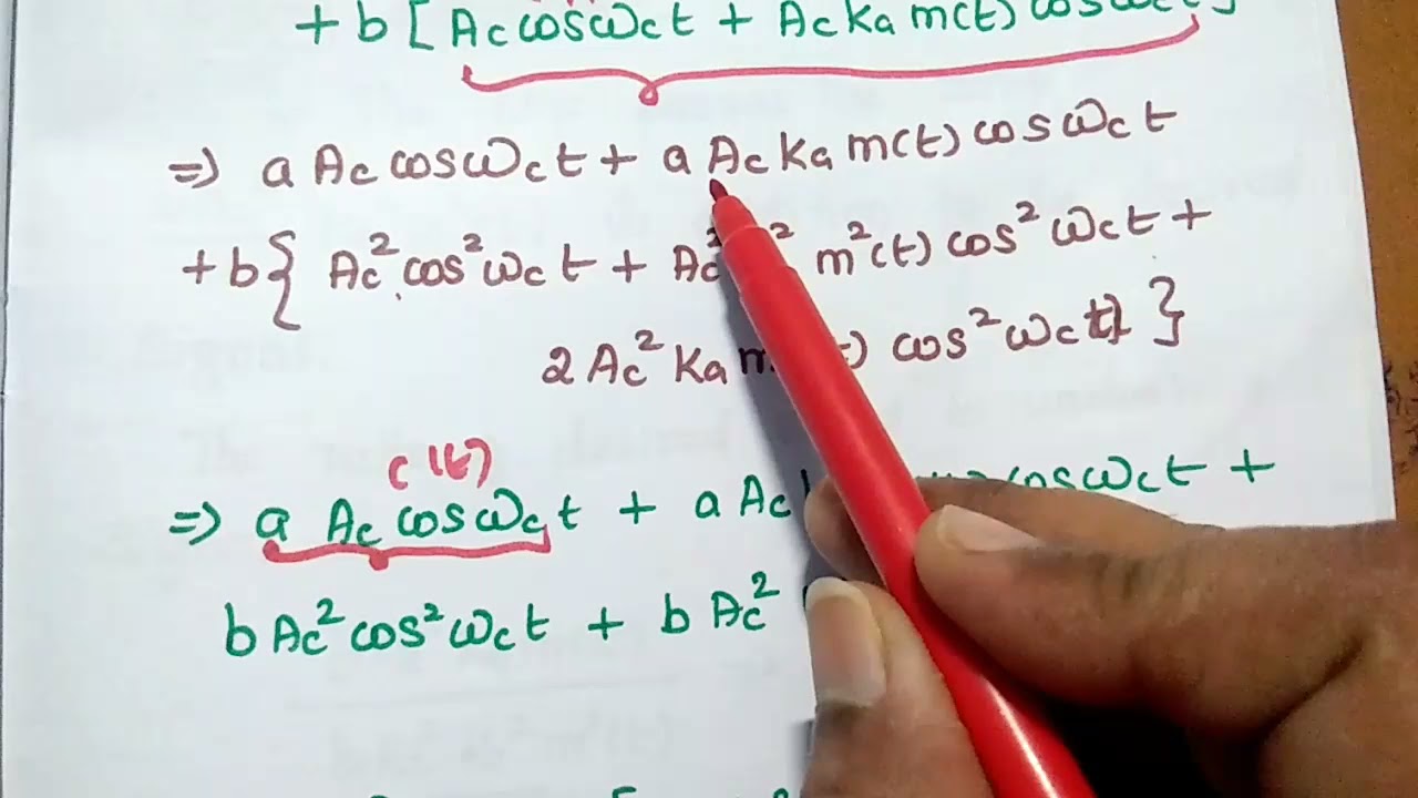 Square Law Detector - AM Demodulator - Operation