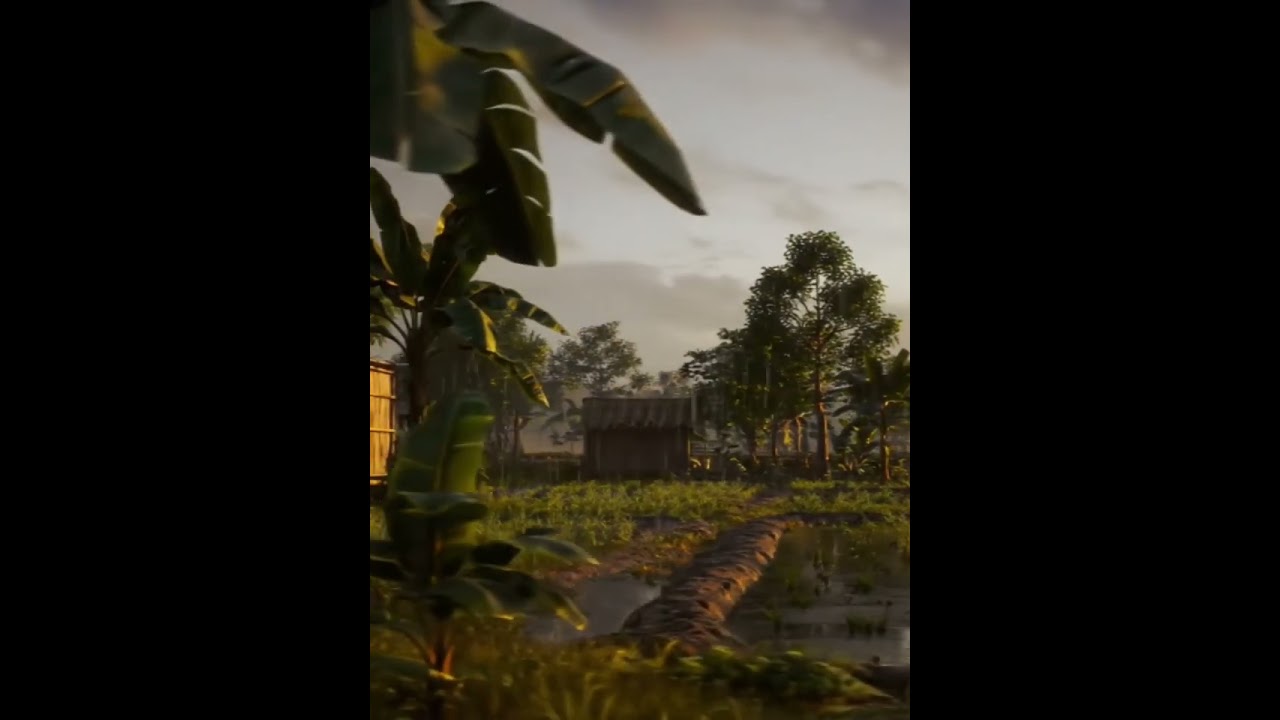 Relaxasi Sound: A rustic village at dusk turning into night #rainsounds #rain #whitenoise #relax