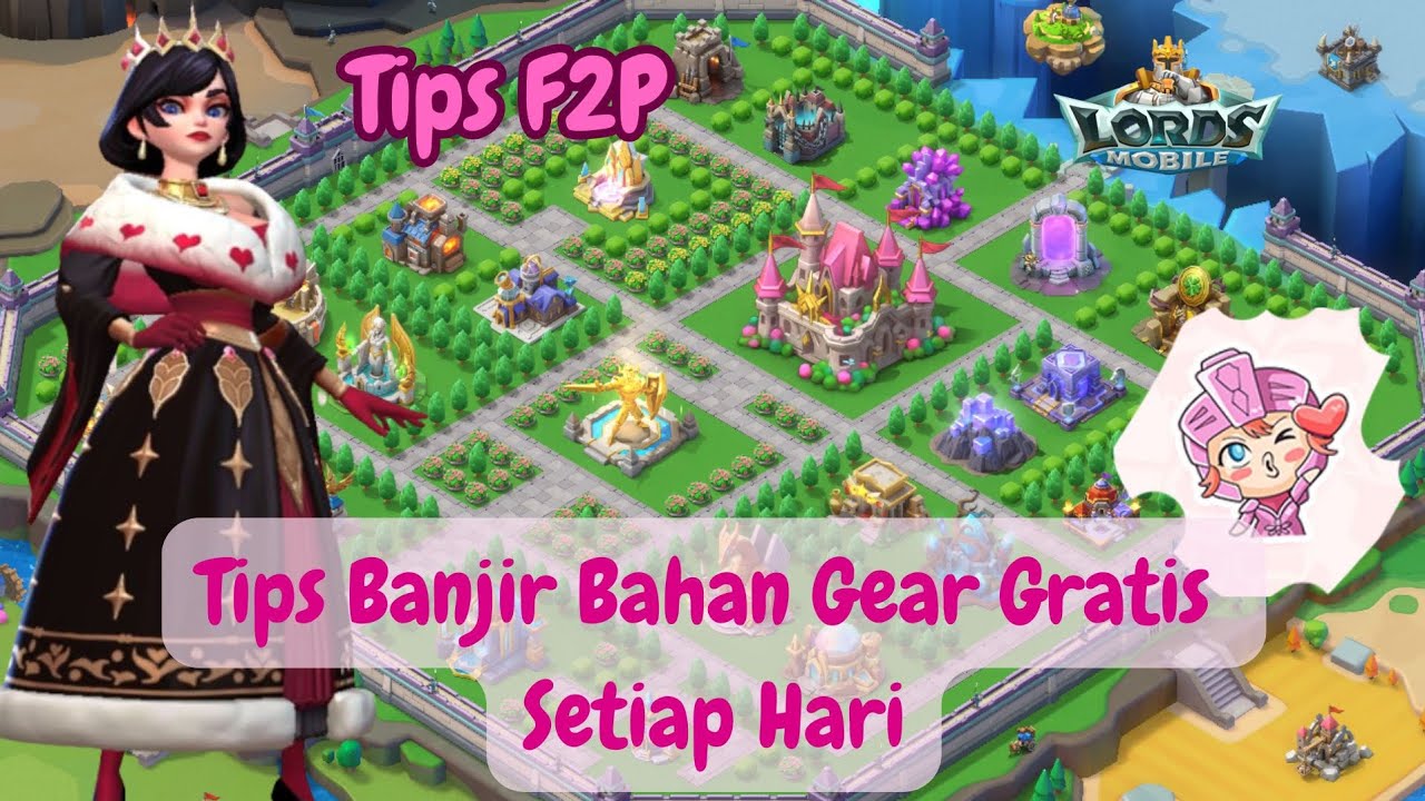 Tips Mendapatkan Bahan Gear Gratis Setiap Hari #lordsmobile #f2p 