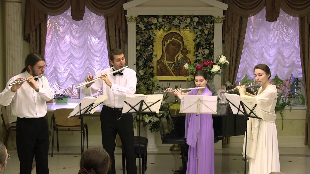 Telemann. Concerto a 4 Flauti C-Dur. FluteMasters