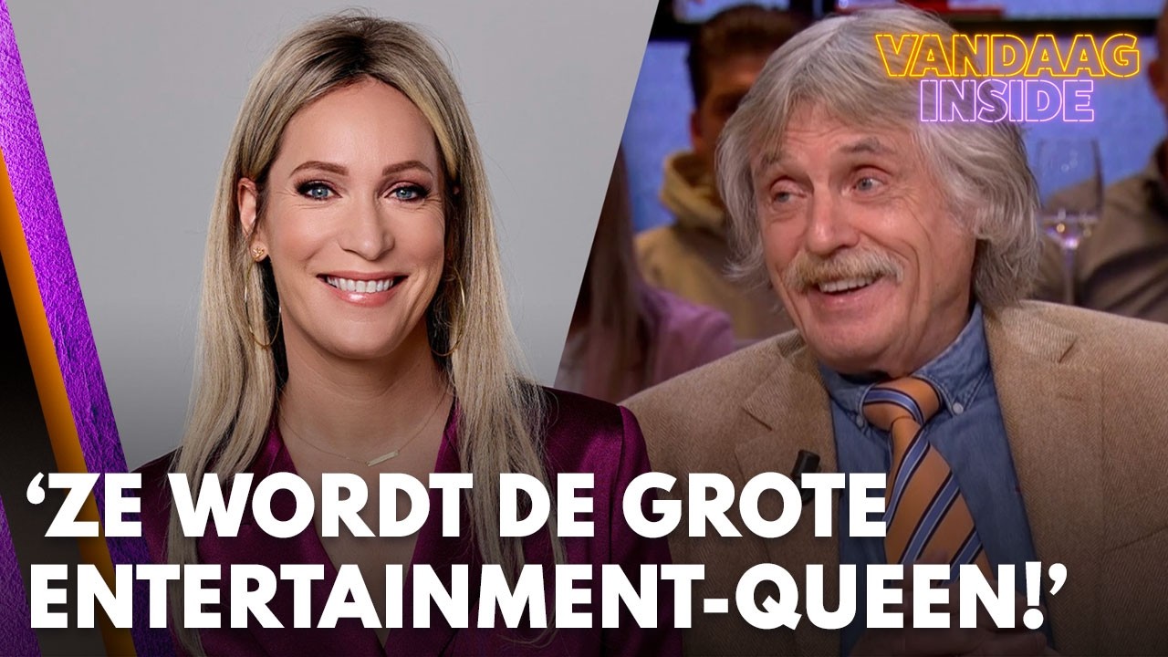 Johan Derksen prijst H&eacute;l&egrave;ne Hendriks: 'Ze wordt de grote entertainment-queen!' | VANDAAG INSIDE