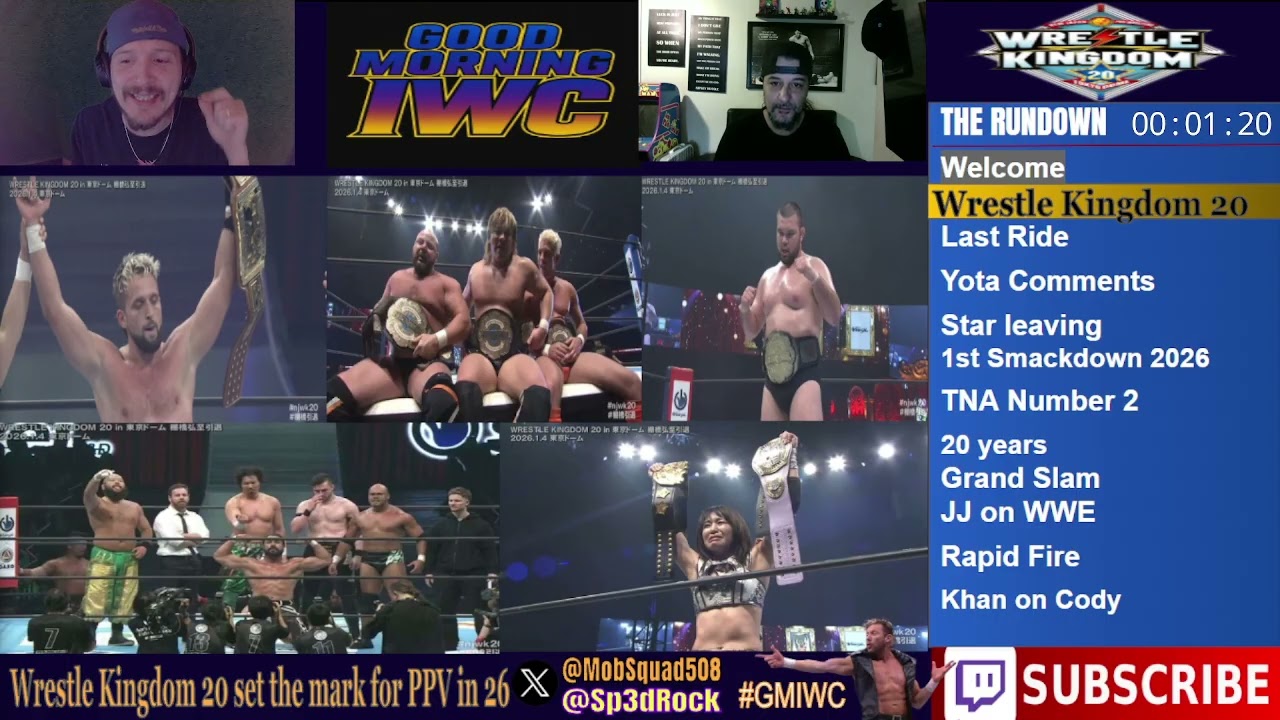 GMIWC Ep6 With Mob Miz & Sp3drock #tna #wwe #aew #cmll #njpw 