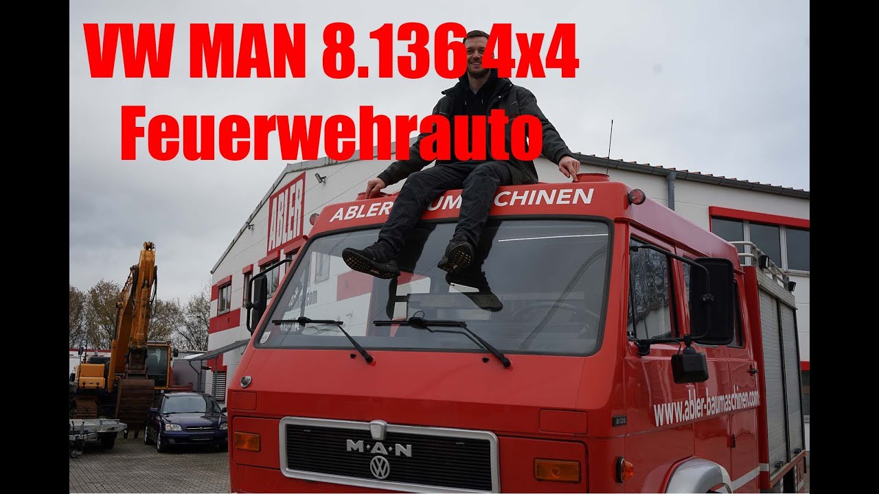 Kommt der irgendwo nicht durch?! VW MAN 8.136 4x4 Oldtimer Feuerwehrauto Expeditionsmobil