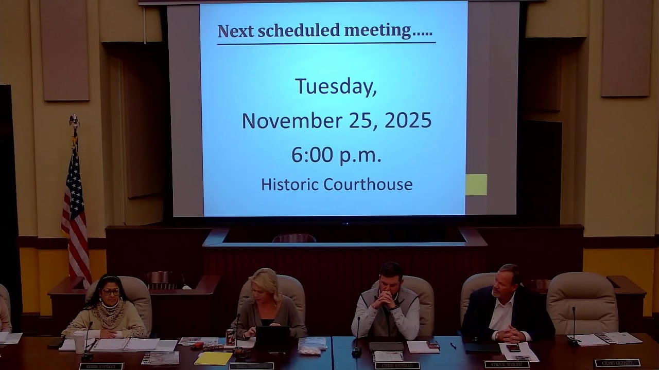 10.28.2025 Stephens County Board of Commissioners live Stream