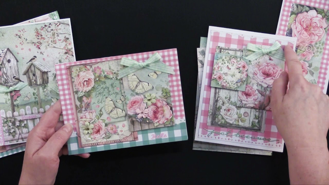 So Many DIY Cards from Just 1 Kit: 7-29-21 - Paper Wishes Webisodes - Stamperia Card Collections