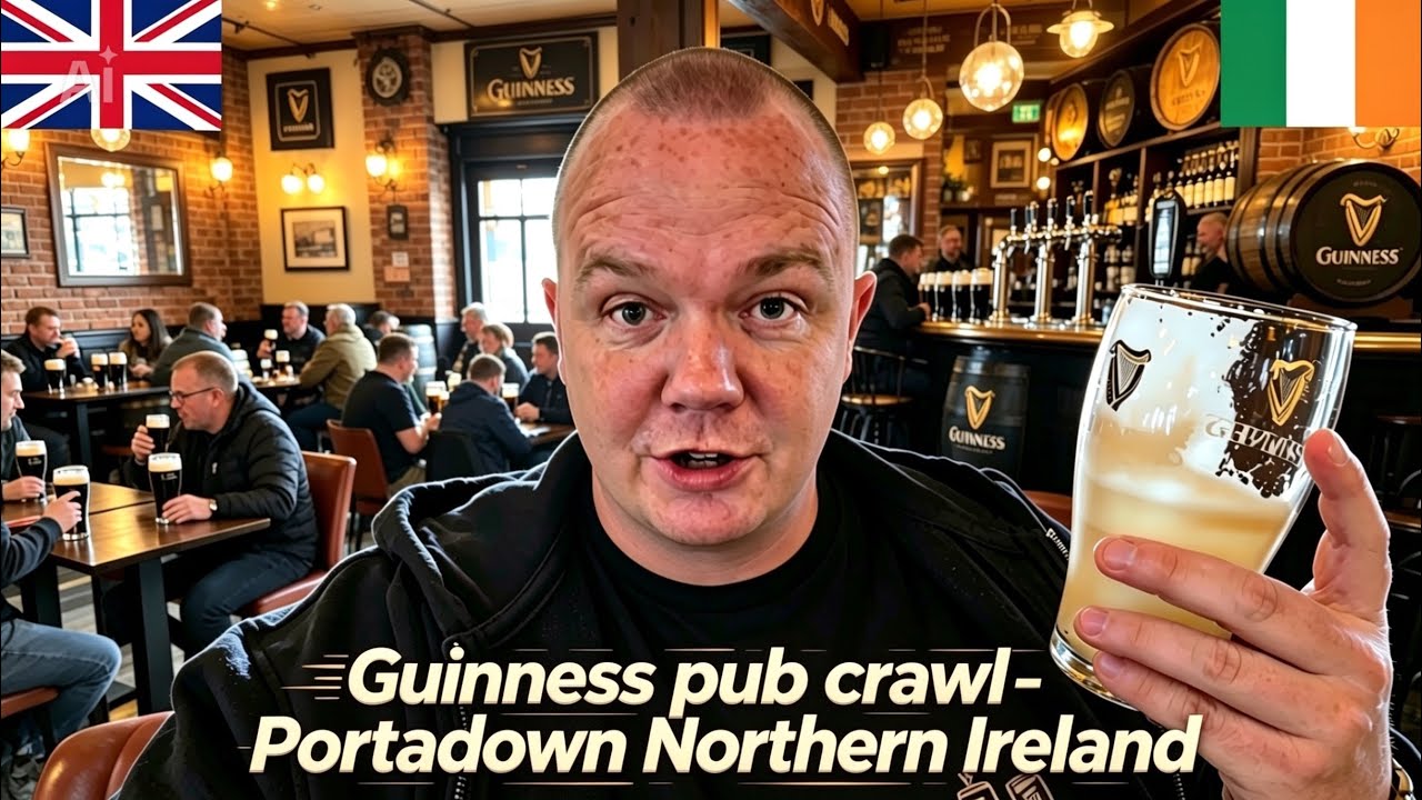 The Ultimate PORTADOWN Guinness Pub Crawl 🍻 Northern Ireland 🇬🇧 🇮🇪 11 Pubs = DRUNK