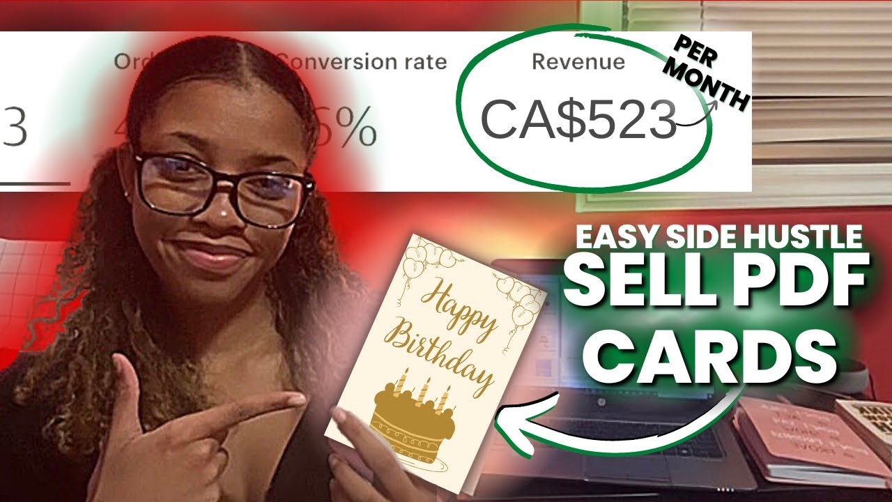 How To MAKE & SELL Printable Cards On Etsy FOR FREE (Step By Step Beginner Friendly Tutorial)