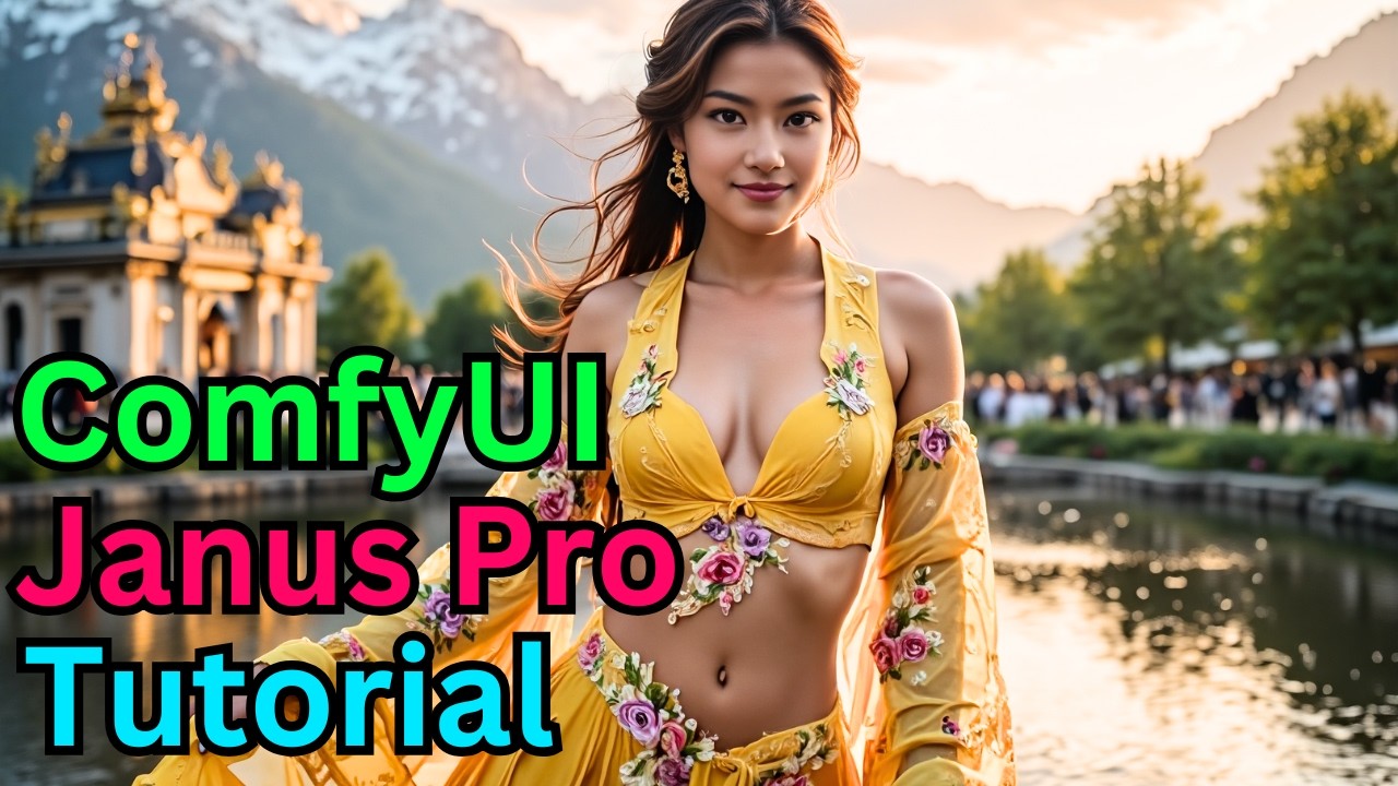 ComfyUI Janus Pro — интеграция с процессом обработки изображений и видео с помощью ИИ — обучающее...