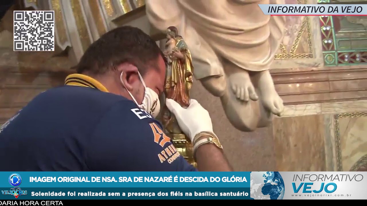 IMAGEM ORIGINAL DE NSA. SRA DE NAZARÉ É DESCIDA DO GLÓRIA.