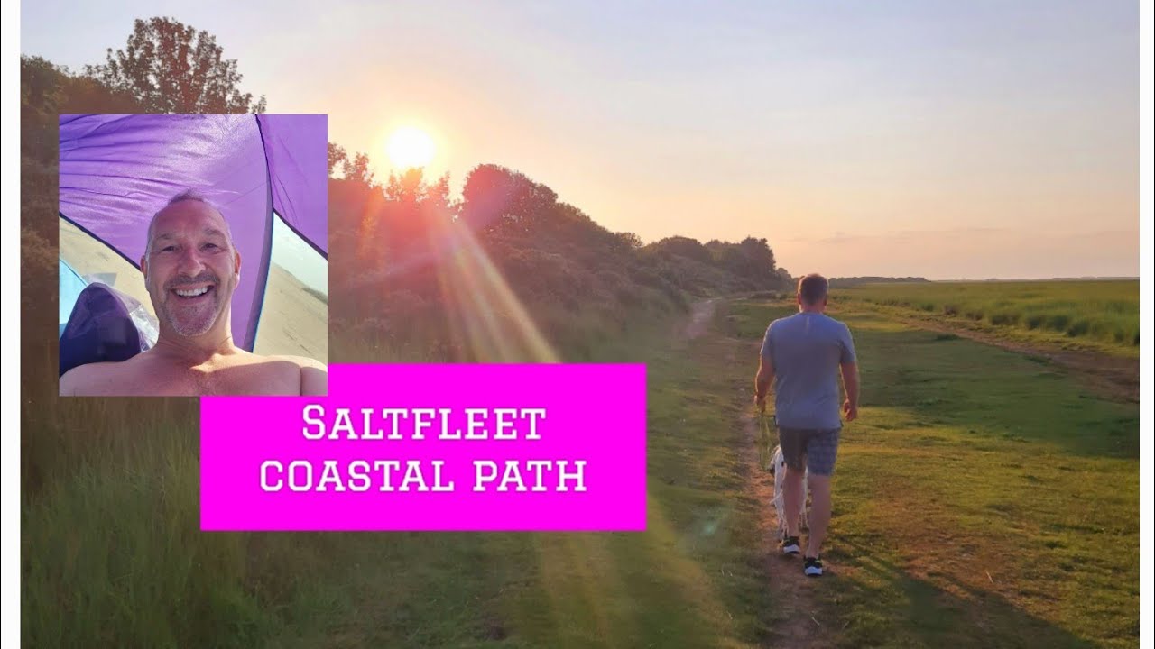 Saltfleet Coastal path Lincolnshire 