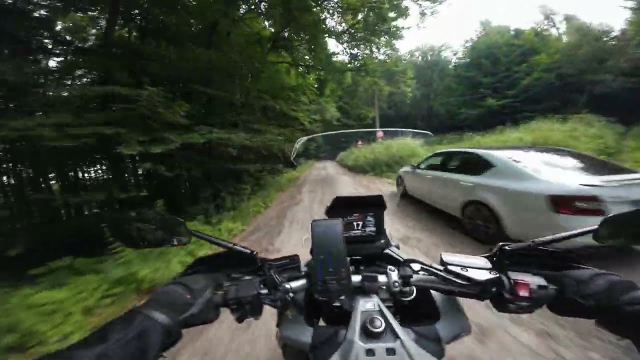 Honda X-ADV 750 short trip to rally stage | RAW SOUND