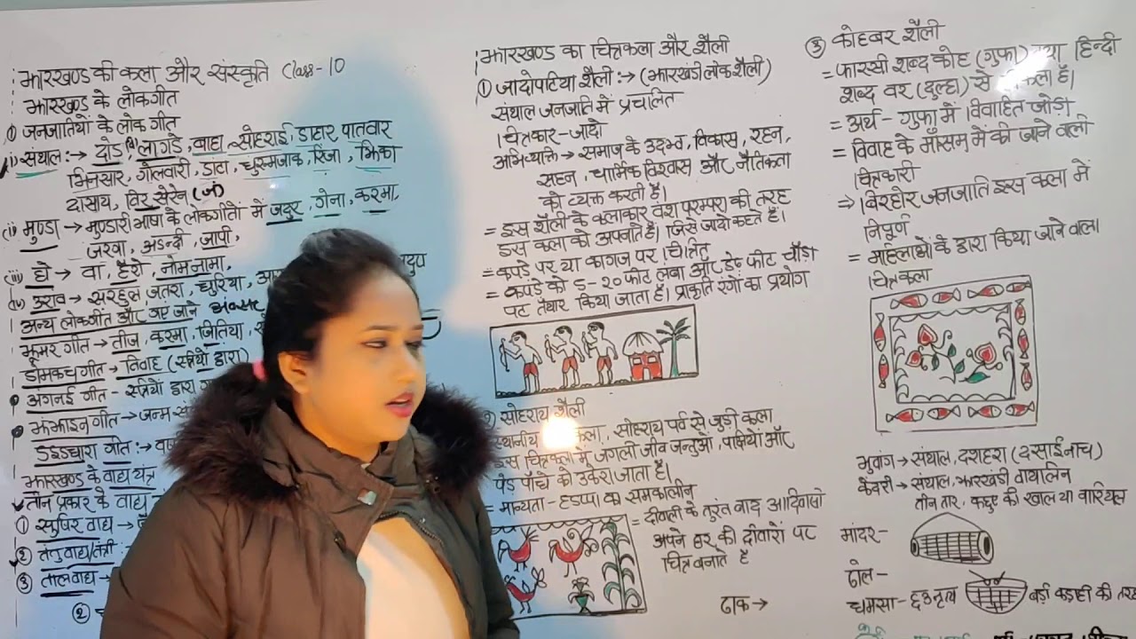 झारखंड के लोकगीत, वाद्य यंत्र, चित्र कला for- JSSC CGL/ JPSC PT