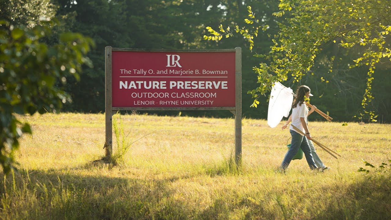 The Tally O. and Marjorie B. Bowman Nature Preserve and Outdoor Classroom at Lenoir-Rhyne University