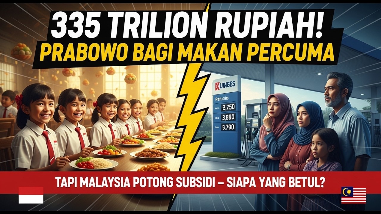 Mengapa Prabowo Berani Belanja 335 Trilion Rupiah untuk Makanan Percuma, Malaysia Potong Subsidi