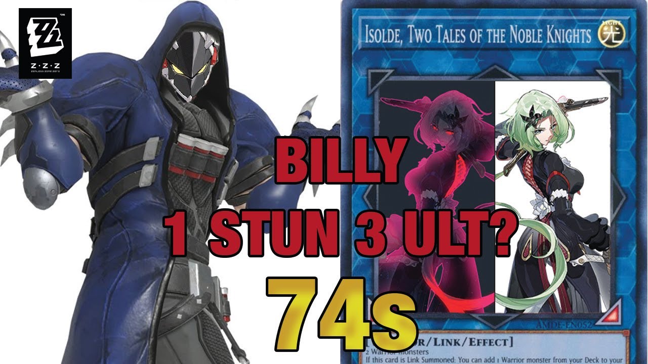 [ZZZ] Billy 1 Stun 3 Ult Clear!? | Shiyu Defense Patch 2.4 Billy-Dialyn-Astra vs Isolde
