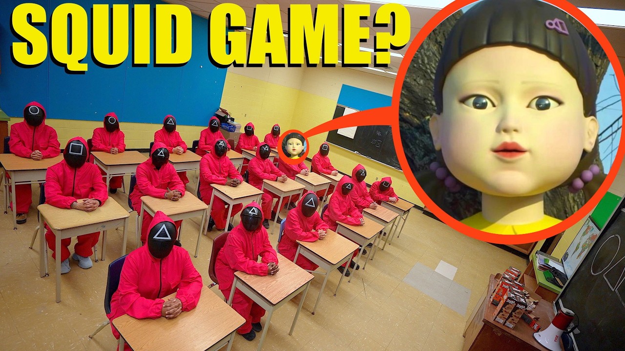 I Caught the Squid Game Doll Classroom in REAL LIFE! (They Captured us!)