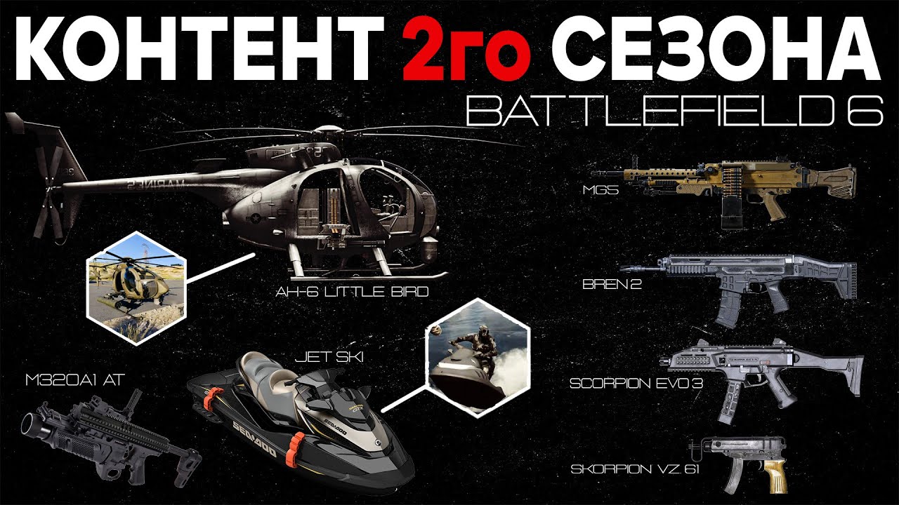 КОНТЕНТ 2го Сезона BATTLEFIELD 6