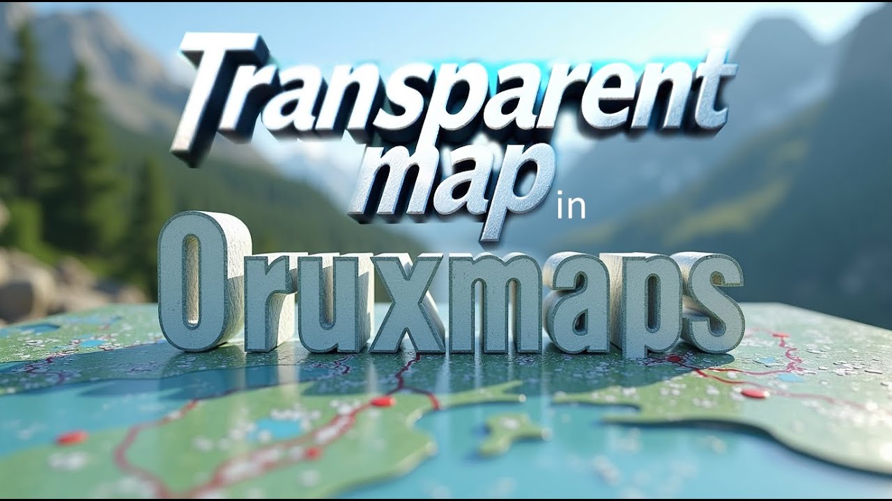 Transparent map in Oruxmaps