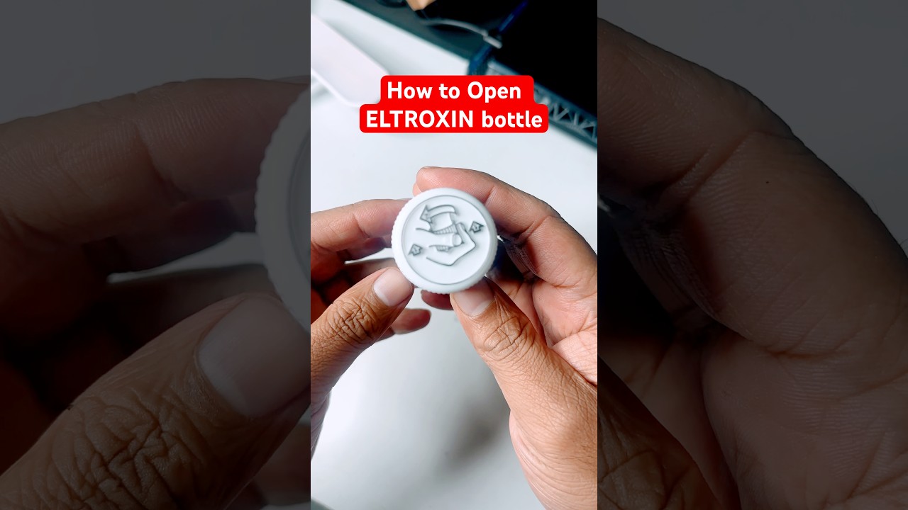 How to open eltroxin bottle | thyroid bottle open kaise karen #shorts #TFF