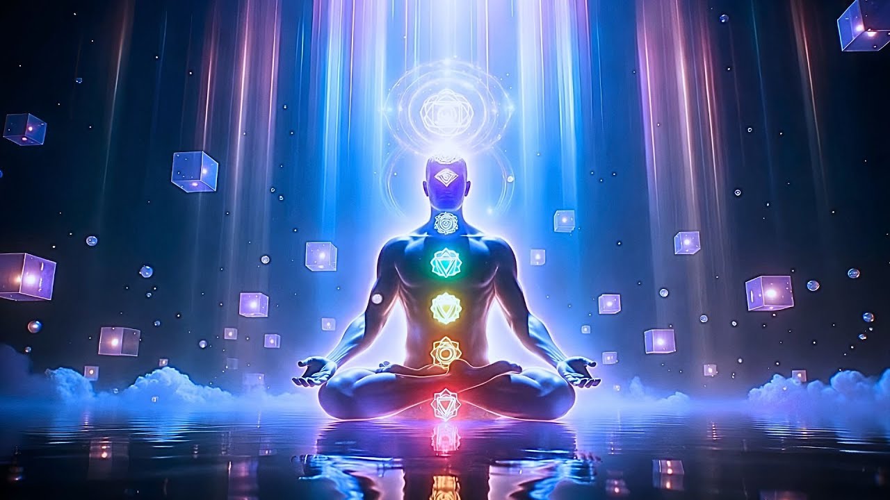 9999 HZ FREQUENCY Of GOD, UNBLOCK 7 CHAKRA, HEALING FOR STRESS RELIEF | MEDITATIVE