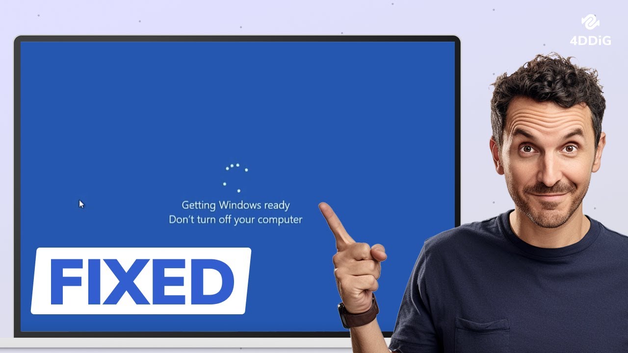 [7 Ways] Getting Windows Ready Stuck Fix | Getting Windows Ready Don't Turn off Your Computer 2026