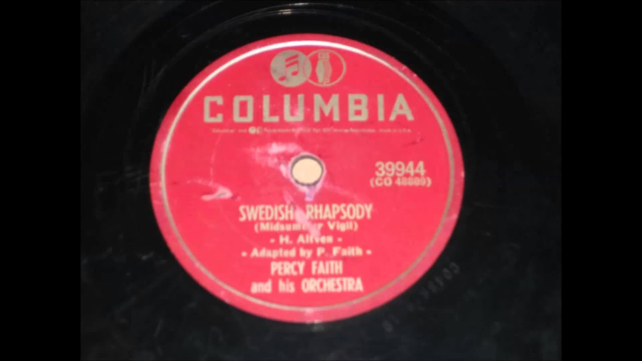 Swedish Rhapsody - Percy Faith and his orchestra - 1953