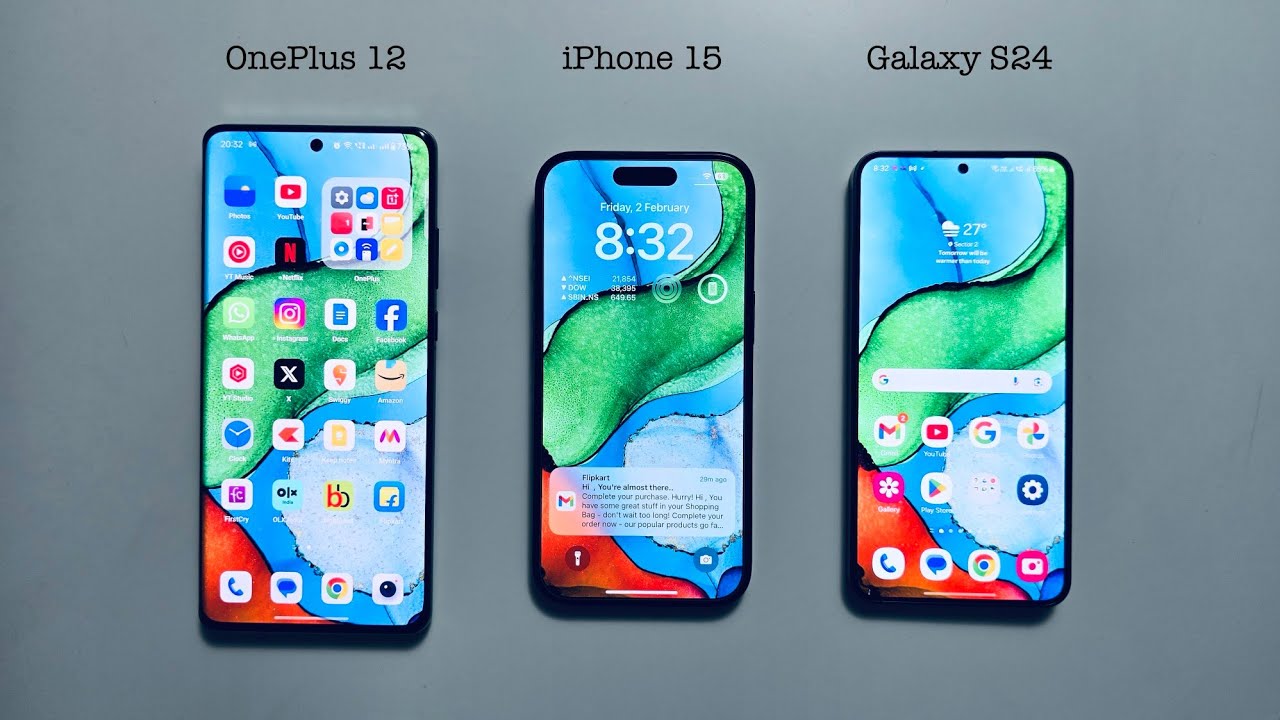 *Unexpected Winner*? - iPhone 15 vs Samsung S24 vs OnePlus 12