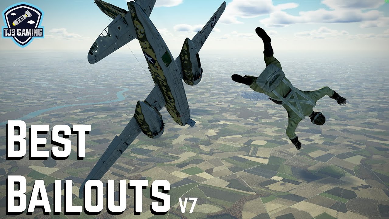 Epic Bailouts Compilation - IL-2 Sturmovik Great Battles - Historical Combat Flight Simulator V7