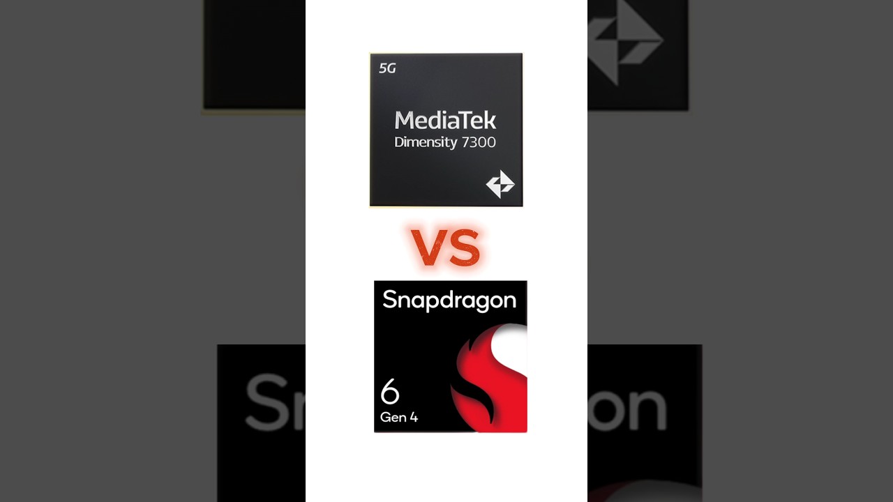 Dimensity 7300 VS Snapdragon 6gen 4 #smartphone #processor