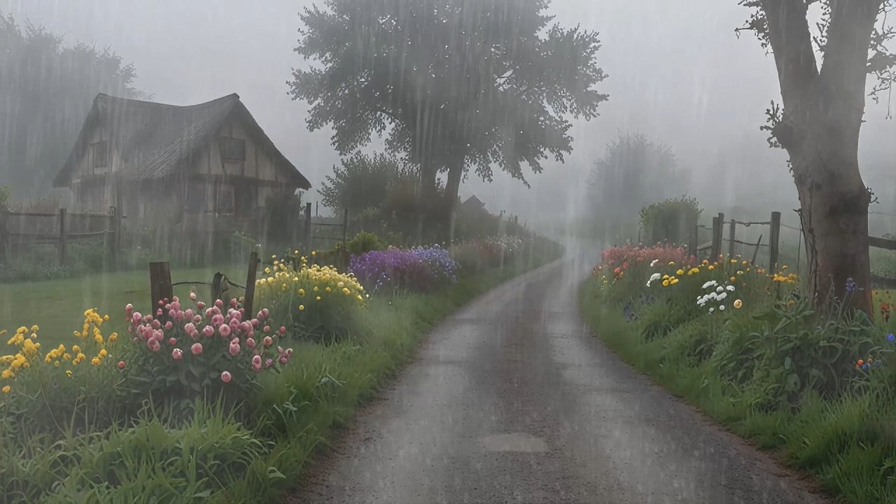 Relaxing Rainfall Ambience to Quiet Thoughts and Sleep Well | Soft Rain Sounds