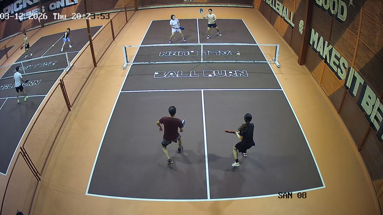 Pickleball Tứ Liên | Trận đấu giằng co Đôi nam nữ
