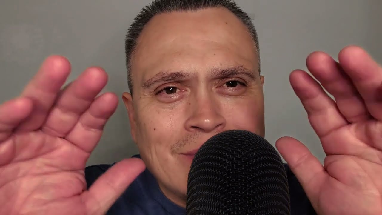 ASMR Gently Cleansing Your Mind and Energy (hand movements,  Inaudible whispers, mouth sounds